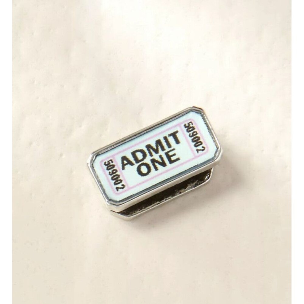 Keep Collective Key Carnival Ticket Admit One Silver charm, NIP!